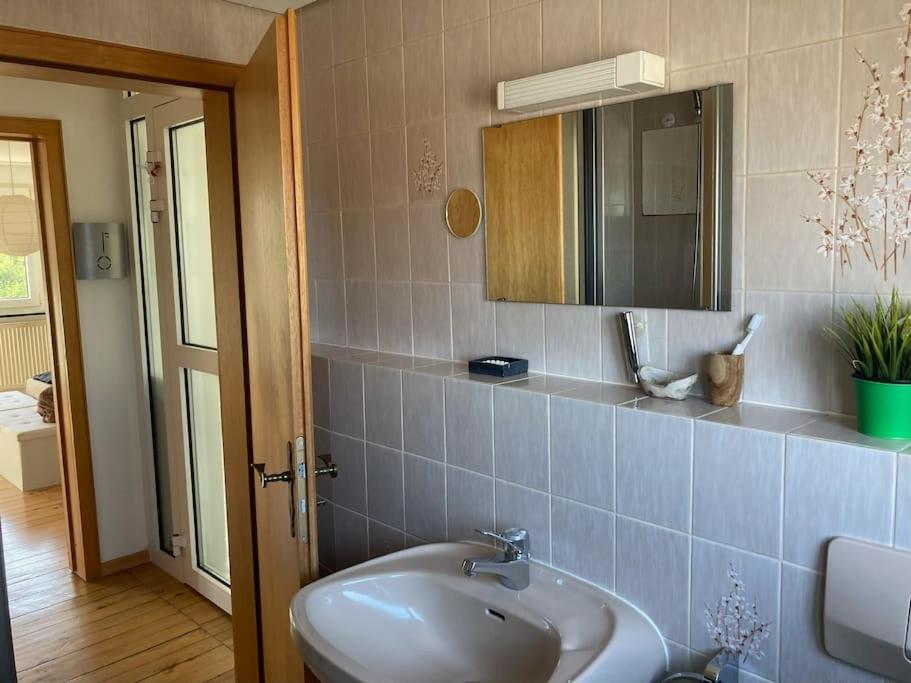 Sonnige Etagen-Wohnung, Alleinige Nutzung, Wasserbett Neunkirchen  Eksteriør billede